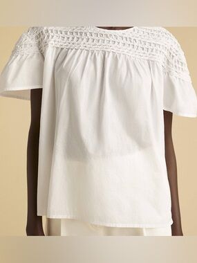 Merlette Lisse Pintuck Flutter Top